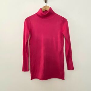 Philosophy Republic Clothing Womens Turtleneck Pullover Sweater Pink S Small
